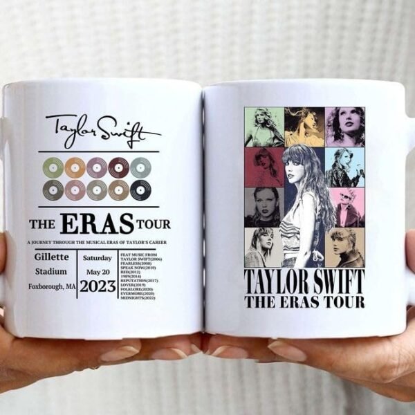 CRAFT MANIACS Taylor Swift ERAS Concert Ticket Swiftie Printed 330 ML Tea/Coffee Mug for SWIFTIES | Microwave & Dishwasher Safe