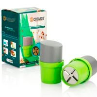 E-COSMOS Dry Fruit Cutter, Grinder, Chocolate Cutter, Slicer for Pista, Almonds, Cashews with 3 in 1 Blade - Color May Vary (Pack of 1)