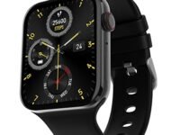 Fire-Boltt Visionary 1.78" AMOLED Bluetooth Calling Smartwatch with 368 * 448 Pixel Resolution, Rotating Crown & 60Hz Refresh Rate 100+ Sports Mode, TWS Connection, Voice Assistance (Black)