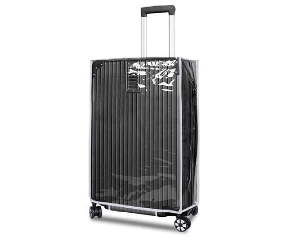 Handcuffs PVC Transparent Luggage Trolley Waterproof Cover|Dust Proof Suitcase & Trolley Bag Cover - 26 Inches