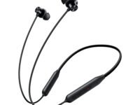 Oneplus Bullets Z2 Bluetooth Wireless in Ear Earphones with Mic, Bombastic Bass - 12.4 mm Drivers, 10 Mins Charge - 20 Hrs Music, 30 Hrs Battery Life, IP55 Dust and Water Resistant (Magico Black)