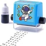 PURCHASE ZONE Digital Teaching Roller Stamp Plastic Number Rolling Stamp Addition Subtraction Math Exercises Toy for Kids Preschool Home School Supplies