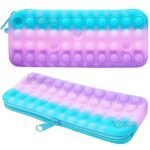 Toyshine Pop Pencil Case Popping Fidget Toy Bag ,Push Bubble Silicone Sensory Cute School Supplies Large Capacity For Teen Girls Office Pen Case Women - ASSORTED COLOR