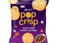 UNIBIC Pop Crisp I Millet Chips I Thai Sweet Chilli I Popped Chips I | Not Baked Not Fried |90% Less Fat | Low Calorie | Healthy Snacks | 80 Grams