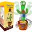 VEBETO Dancing Cactus Toy for Kids (1 Year Extended Warranty) Talking Singing Children Baby Plush Electronic Toys Voice Recording Repeats What You Say LED Lights