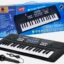 VEBETO Kids Piano with Mic (1 Year Extended Warranty) 37 Keys 8 Rhythms 8 Tones 6 Demos Portable Electronic Keyboard Toy Beginners Educational Songs Recording Musical Toys Age 3 to 5 Years Boys Girls