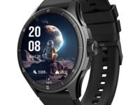 beatXP Vega Neo 1.43” AMOLED Bluetooth Calling Smartwatch with 466 * 466 Pixel, 60 Hz Refresh Rate, 500 Nits, Always on Display, Health Tracking, 100+ Sports Modes (Black Strap, 1.43)