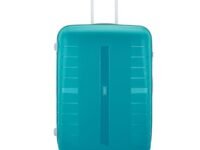 Aristocrat Nexon Strolly 79 Cm 360° | Trolley Bag, Suitcase for Travel, 4 Wheel Luggage for Men and Women, Polypropylene Hard Side Cabin and Check in Bag (Teal Blue, Large)