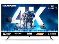 Blaupunkt 139 cm (55 inches) Cyber Sound G2 Series 4k Ultra HD LED Google TV 55CSGT7023 (Black)