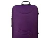 YEXXI Trolley Bag for Travel Polyester Softsided Cabin & Check-in Luggage Bag Suitcase | 3 Wheel Soft Luggage Cabin | 24 inch Medium (SS-Purple)