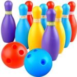 BKDT Marketing Bowling Toy Set With 10 Bottles And 2 Balls Bowling Game Set For Kids (Bowling Toy Set),Multicolor