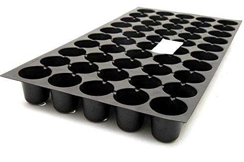 Bio Blooms Agro India Pvt. Ltd. Plastic Seed Germination Tray | 50 Cavity | Black | 10 Pieces |