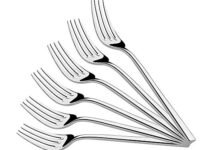 Kodenipr Club Stainless Steel Dinner Table Fork Set (Medium, 12 Piece)