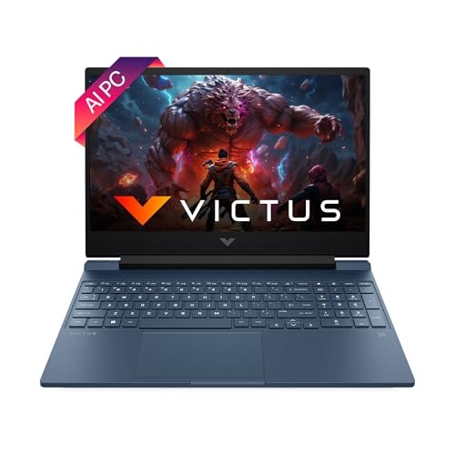 HP Victus Gaming Laptop, AMD Ryzen 7 8845HS AI Powered, 6GB RTX 4050 GPU,15.6-inch (39.6 cm),FHD, IPS,144Hz,16GB DDR5,1TB SSD, 300 nits, Win 11,Backlit KB, DTS:X Ultra (MSO, Blue, 2.29 kg), fb2117AX