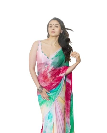 Ethnic Yard Bollywood Style Georgette Saree