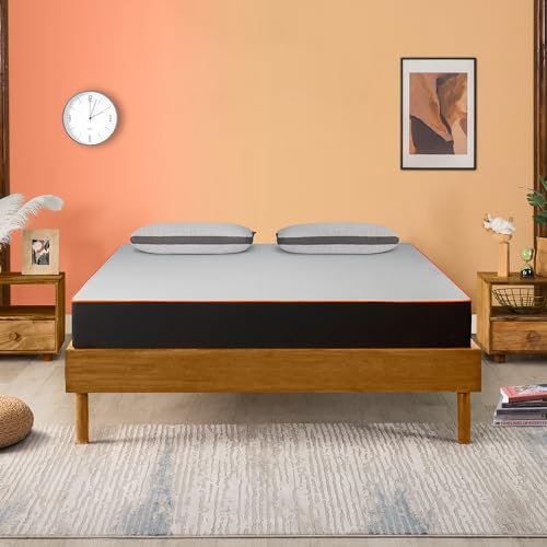 Sleepyhead Original - 3 Layered BodyIQ Orthopedic Memory Foam Mattress | Zero Partner Disturbance | Medium Firm | 10- Years Warranty | 8-Inch Bed Mattress | 72x60x8 inches (Queen Size Mattress)