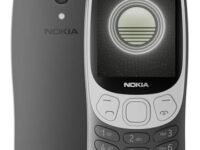 Nokia 3210 4G | All-New Classic Keypad Phone with Dual SIM, YouTube, Scan & Pay UPI, Rear Camera, Wireless FM Radio, MP3 Player, Bluetooth & USB Type C | Grunge Black