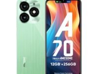 itel A70 (4GB RAM, 256GB ROM) Upto 12GB RAM with Memory Fusion | 13MP Dual Rear Camera & 8MP Front Camera | 5000mAh with Type-C | Dynamic Bar | Side Fingerprint | Octa-Core Processor | Field Green