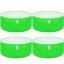 ANANDI GREEN'S Premium HDPE Uv Protected 260 GSM Round Shaped Green Colour Plants Grow Bags Suitable for Terrace and Vegetable Gardening 15x9 Inch Pack of 4 Plant Bag