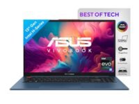 ASUS Vivobook S 15 OLED (2023), Intel Core EVO i5-13500H 13th Gen, 15.6" (39.62 cm) 2.8K 120Hz OLED, Thin & Light Laptop (16GB/512GB SSD/Iris Xe/Win 11/Office 2021/75WHr/Blue/1.7 kg) S5504VA-MA541WS