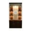 Alpine Willow 3X6 ft Wooden Temple I Temple for Home I Pooja Temple I Corian Design Temple I Big Temple for Home I Temple for Office I Temple Decoration I Mandir for Home (Walnut and Frosty White)