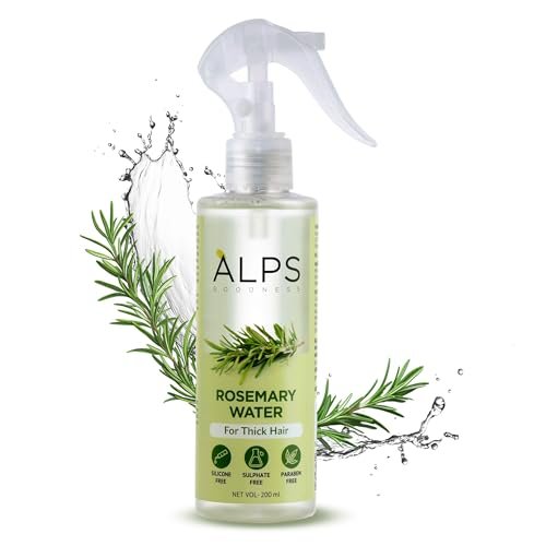 Alps Goodness Rosemary Water Spray For Hair Growth (200 ml) | Hair Spray for Regrowth | Rosemary Hair Mist | Adds Shine | Helps Reduce Hairfall | Strengthens Hair | Suitable For All Hair Types