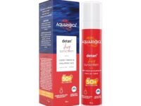 Aqualogica Detan+ Dewy Lightweight Sunscreen with SPF 50+ & PA++++ for UVA/B & Blue Light Protection | Normal, Sensitive & Dry Skin | Tan Removal & No White Cast for Men & Women - 50g