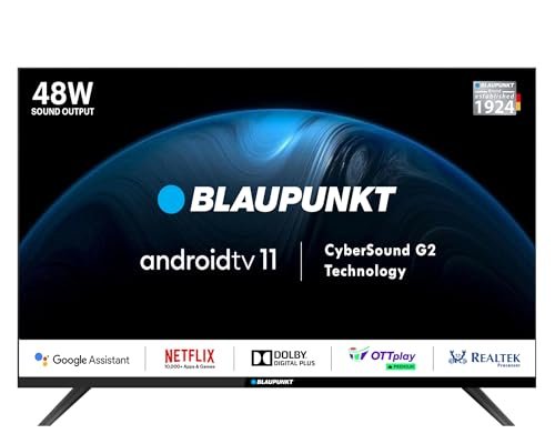 Blaupunkt 101 cm (40 inches) Cyber Sound G2 Series Full HD LED Google TV 40CSG7112 (Black)