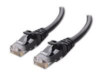 Cable Matters 10Gbps Snagless Cat 6 Ethernet Cable 25 ft (Cat 6 Cable, Cat6 Cable, Internet Cable, Network Cable) in Black, 25 Feet