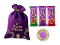 Cadbury Celebrations Special Silk Chocolates Potli Diwali Gift Pack With Diya, 150 Grams