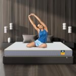 Centuary Mattresses Sleepables 8-Inch King Size Orthopedic Memory Foam Back Support Pressure Relieving Roll Pack High Resilience (HR) Foam Mattress (75x72x8)