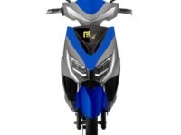 EOX New E2 Electric Scooter For Adults | Non Rto Ev Vehicle With 60-80Km Range, Waterproof Motor, 32Ah 60V Lead Acid Battery, Tubeless Tyre, Reverse Mode (Tri Color) Blue