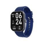 GIZMORE Ultra Max 2.01 Inch Always-On-Big Display | 600 NITS Brightness & Split Screen | Rotating Crown| AI Voice Assistance | Health Suite | Bluetooth Calling Smart Watch for Men and Women (Blue)