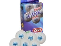 GKI G-Star Plastic, ABS Table Tennis Ball, (White) Standard Size