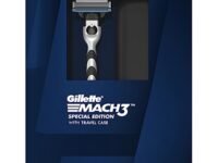 Gillette Mach3 Limited Edition Premium Gift Pack | 1 Gillette Mach3 Manual Razor, 1 Gillette Mach3 Cartridge, 1 Travel Case