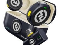 Hollyland Lark M2 Wireless Lavalier Microphone for iPhone 15 & Android, USB C Mini Lapel Microphone Wireless, 1000ft Range, Hi-Fi Audio, Noise Cancellation, 30H Battery for Video Recording, Streaming