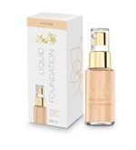 Iba Pure Skin Liquid Foundation - Ivory Fair, 30ml | Full Coverage l Long Lasting | Lightweight l Oil Free Dewy Finish | SPF 15 | Halal Certified & Vegan Makeup