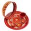 IndianEcraft Handcrafted Rajasthani Decorative Traditional Karwachauth Puja Thali Set (Colour : Multicolour)