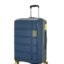 Kamiliant American Tourister Harrier Zing 68 Cms Medium Check-in (Pp) Hard Sided 8 Wheels Spinner Luggage/Suitcase/Trolley Bag (Navy) (Double Wheel), Navy Blue