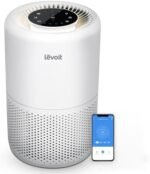 LEVOIT Air Purifier for Home Bedroom, Smart WiFi Alexa Control, Covers up to 916 Sq.Foot, 3 in 1 Filter for Allergies, Pollutants, Smoke, Dust, 24dB Quiet for Bedroom, Core 200S-P, White