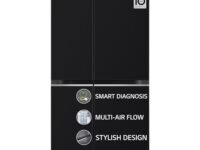 LG 655 L Frost Free Smart Inverter Double Door Side by Side Refrigerator (2023 Model, GL-B257HWBY, Western Black, Express Freezing | Multi Air-Flow)