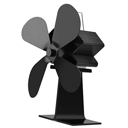 LOOM TREE Heat Powered Stove Top Fan Stove for Wood Log Burner Fireplace-Eco Friendly