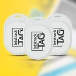 Letstrack TAG Mini Smart Bluetooth Tracker for Keys, Wallet, Pets and Kids – Phone Finder, Smart Lost Item Tracker (Pack of 3, White)