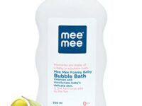 Mee Mee Gentle Baby Bubble Bath Liquid with Olive Extracts, 500ml