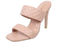 Metro Women Synthetic Leather Fashion High Heel Sandal