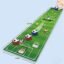 Mezone Shuffleboard Table 3 in 1, Curling Game and Football Set (120cm x 30cm), Table Set for World Cup,Tabletop Shuffleboard - Gift for Kids and Adults