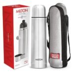 Milton Thermosteel Flip Lid Flask, 1000 milliliters, Silver
