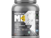 Muscleblaze Biozyme Performance Whey Protein | Clinically Tested 50% Higher Protein Absorption | Informed Choice Uk, Labdoor Usa Certified & Us Patent Filed Eaf (Chocolate Hazelnut, 1 Kg / 2.2 Lb).