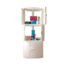 Nilkamal GEMM Bathroom Corner Cabinet|Modern & Stylish|Space-Saving Storage|Wall Mounted plastic bathroom cabinet with 3 doors and 3 Shelves|Bathroom Accessories| |Durable |Easy Installation