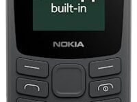 Nokia All-New 105 Single Sim Keypad Phone with Built-in UPI Payments, Long-Lasting Battery, Wireless FM Radio | Charcoal